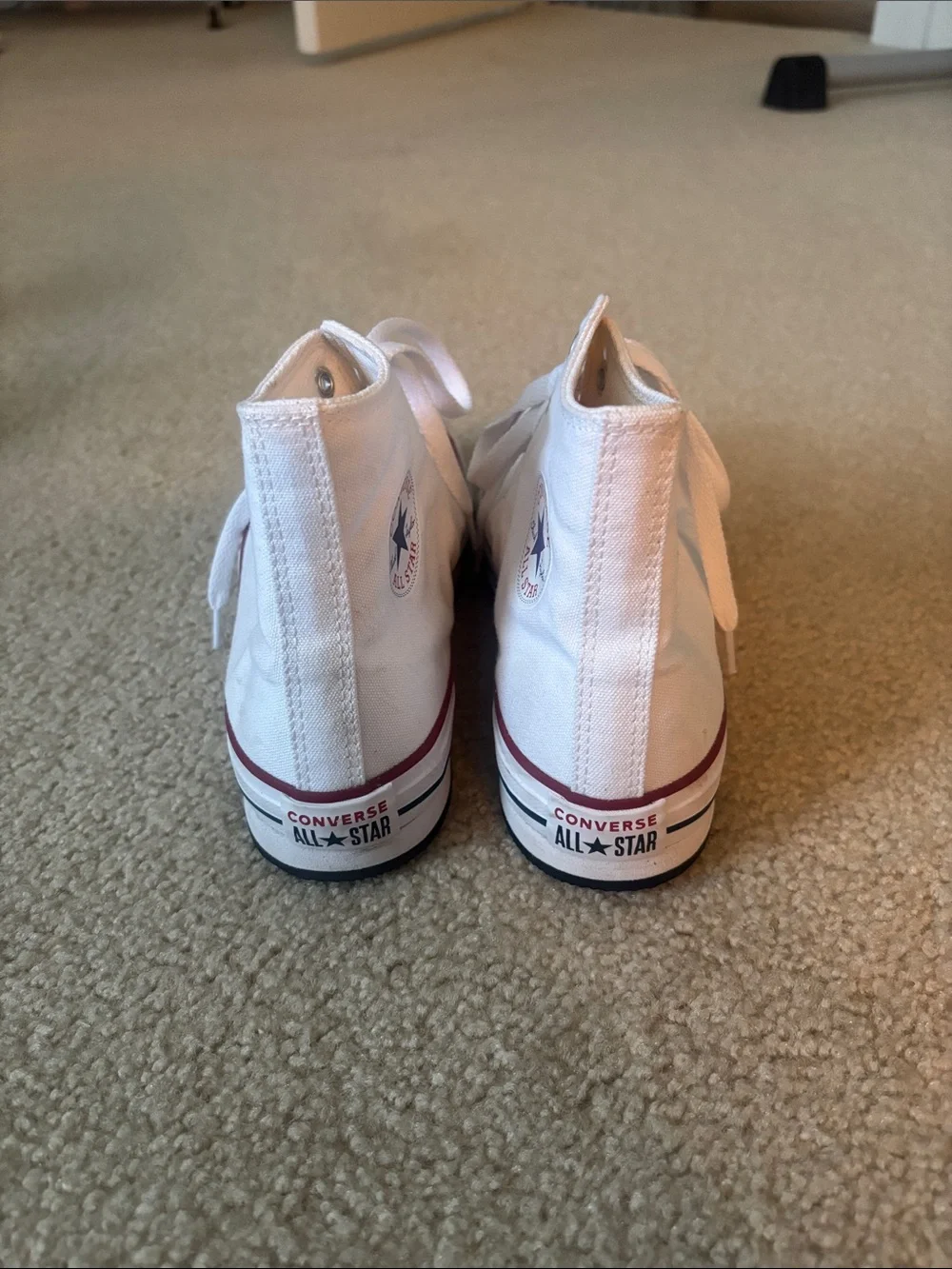 Converse Kids White High-Top Canvas Sneaker